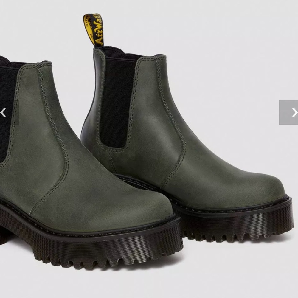 Dr Martens Rometty platform boots US6 Slate Brand new